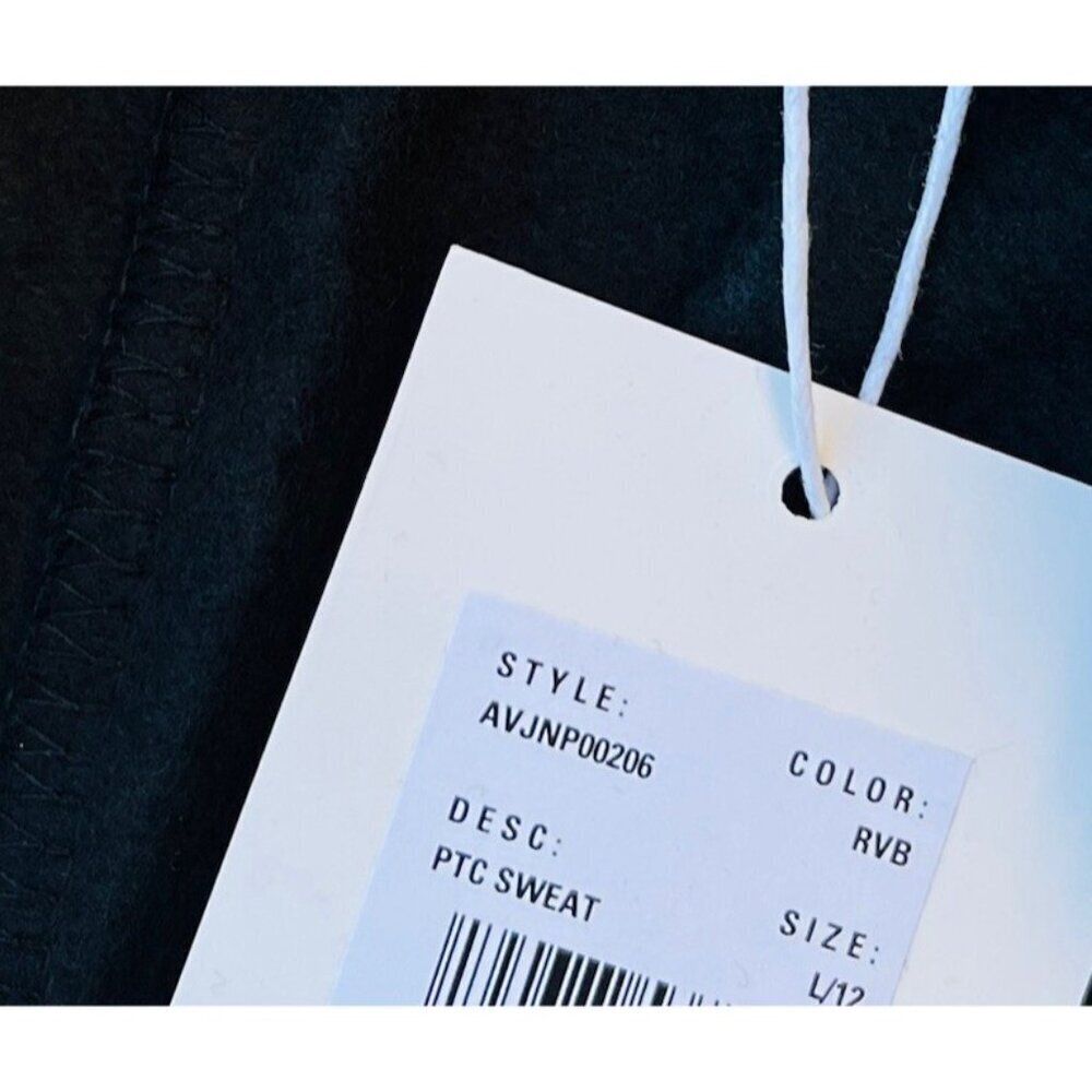 RVCA Women’s PTC Black Oversized Sweatpants Size L/12 Jogger Lounge AVJNP00206 - Picture 6 of 7